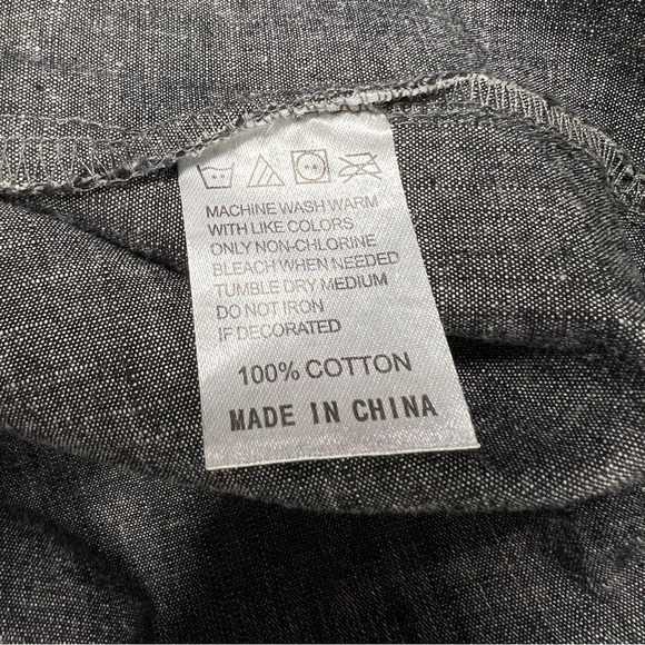 PROFOUND AESTHETIC Button-Down Coat Gray L - Picture 13 of 13